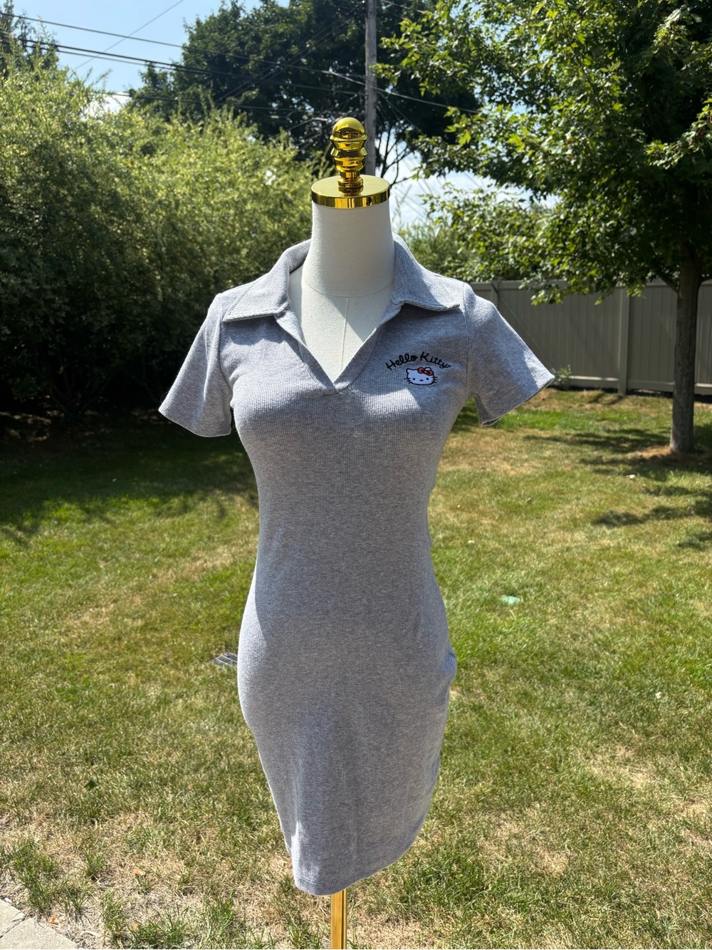 Hello Kitty Polo Grey Dress